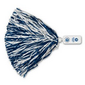 500 Strand Vinyl Pom Poms w/Rectangle/ Token Handle (Imprinted)